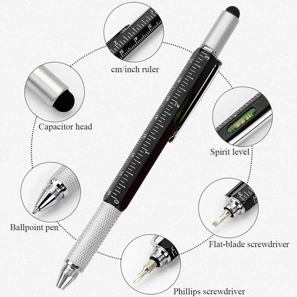 2pcs Tablet Pen For iPad Xiaomi Samsung Apple Pencil, 6 in 1 Stylus Pen For Tablet Phone, Touch Pen For Android iOS Screen