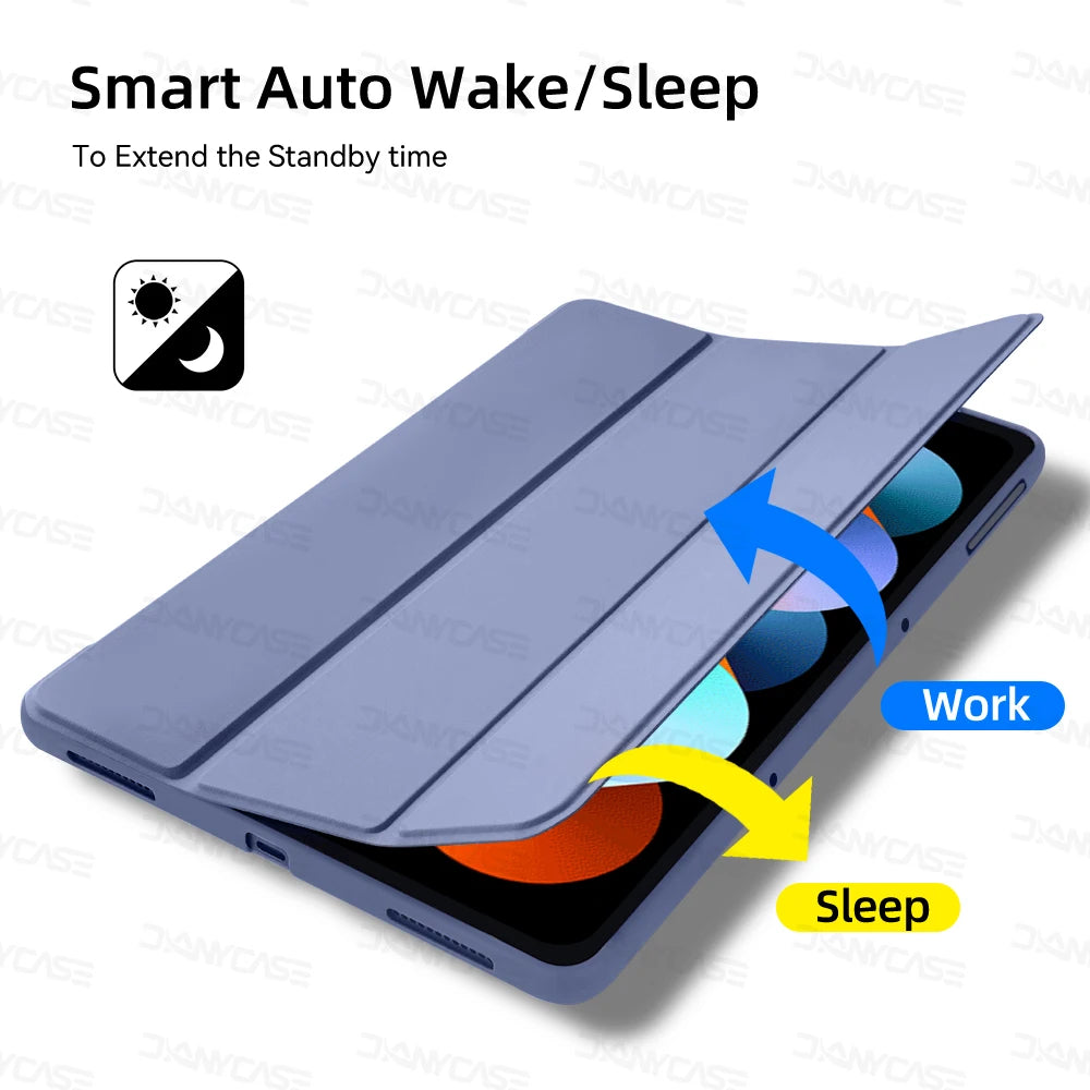 For Xiaomi Redmi Pad Pro 12.1" 2024 Case Flip Stand PU Protective Cover for RedMi Pad SE 11in 2023 Tablet Accessories