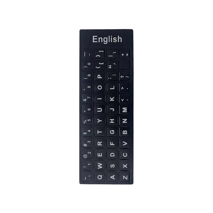 English Spanish Italian Korean Keyboard Stickers Frosted PVC Language Keyboard Sticker For Laptop Desktop PC