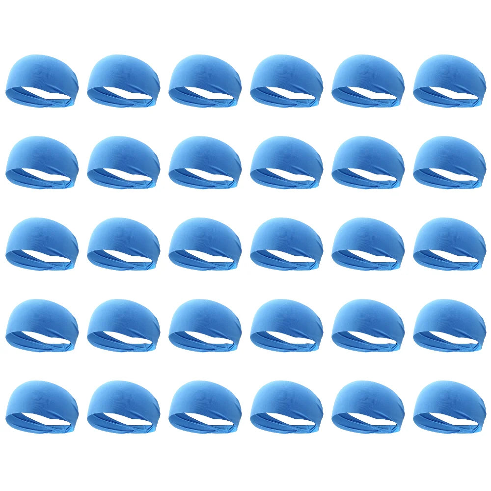 Elastic Sports Headbands Sweat Absorption Headdress Quick Dry Workout Headband Anti-slip Breathable Sweatbands for Yoga Running