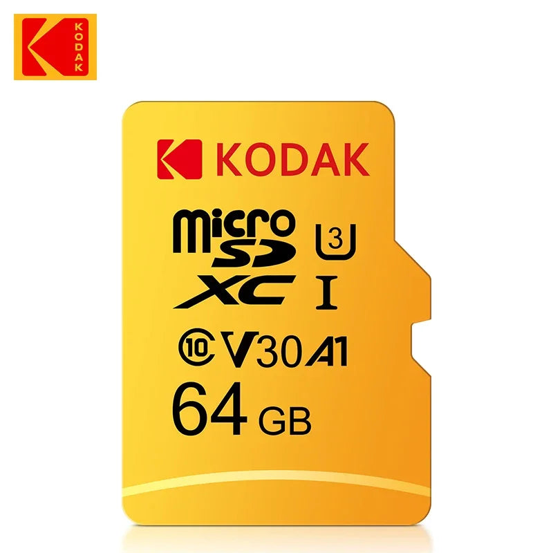 Kodak 32GB-256GB MicroSDCC Memory Card - U3, 4K, A1, UHS-I, C10, TF Memory Cards for Cameras, Smartphones, and Tablets
