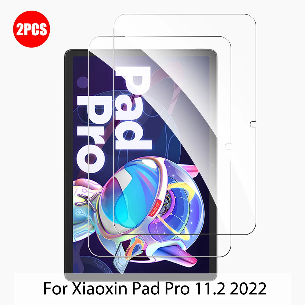 2PCS Tempered Glass For Lenovo Xiaoxin Pad Pro 12.7 2023 2025 2022 Screen Protector For Xiaoxin Pad 2024 11 inch Film