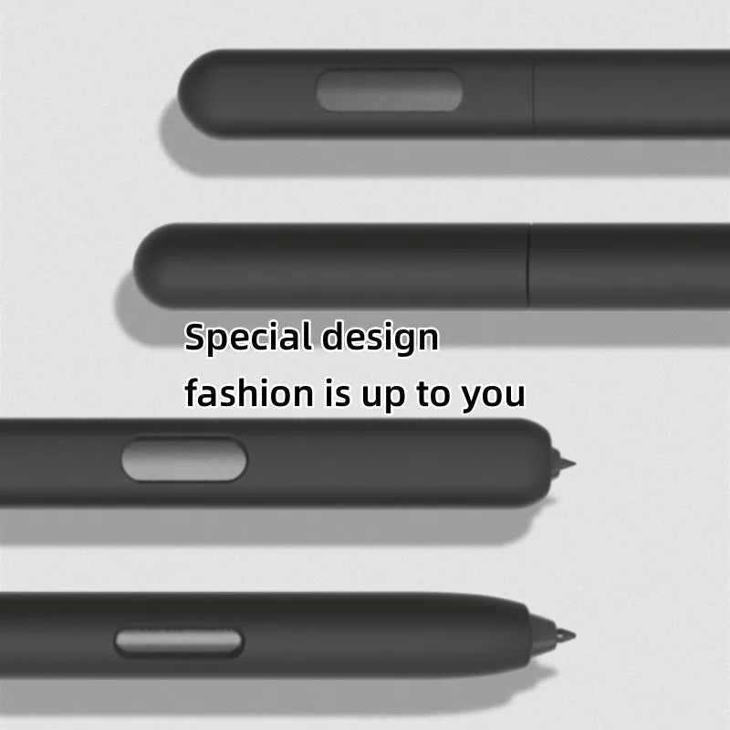 Silicone Pencil Case Tablet Touch Stylus Pen Cover Solid Color for Samsung Galaxy Tab S6 Lite S Pen S7 FE S8 Ultra S9 Plus