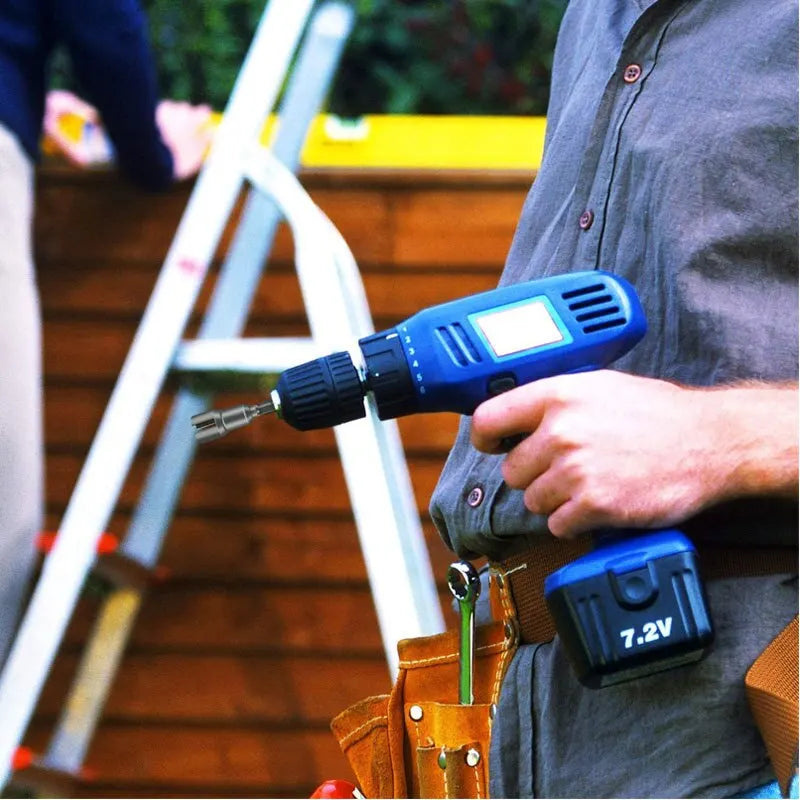 Natural Slotted Butterfly Hole Socket Wrench – Wing Nut Socket Tool with 65mm Hexagonal Handle for Electric Screwdriver