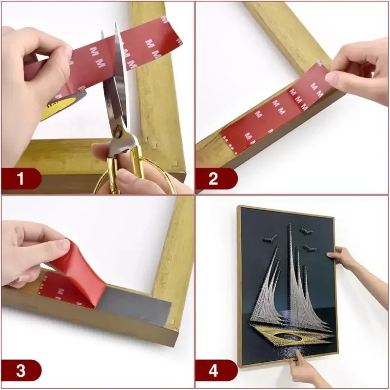 Strong Double Sided Adhesive Tape With High Viscosity For Automotive Use High Temperature Resistant Fixed Adhesive Patch