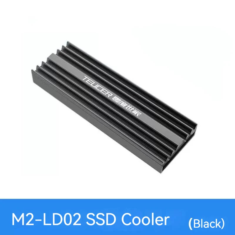 M.2 SSD NVMe Heat Sink M2 2280 Solid State Hard Disk Aluminum Heatsink Gasket with Silicone Thermal Pad PC Accessories