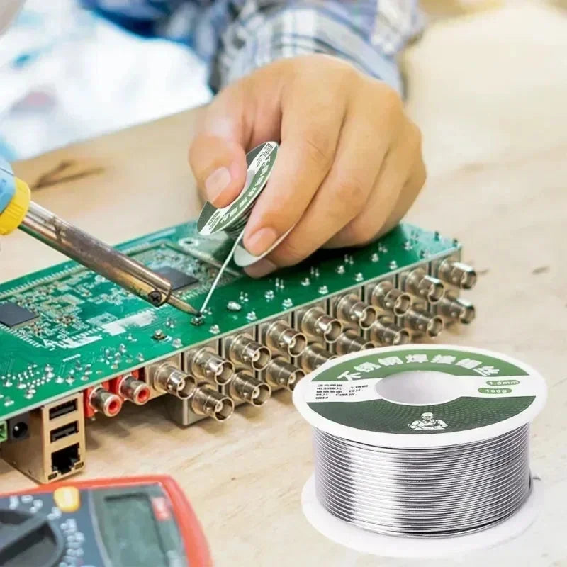 0.8mm 1.0mm 20g 50g 100g Soldering Tin Wire Tin Melt Rosin Core Solder Soldering Wire Roll No-clean FLUX 2.0%