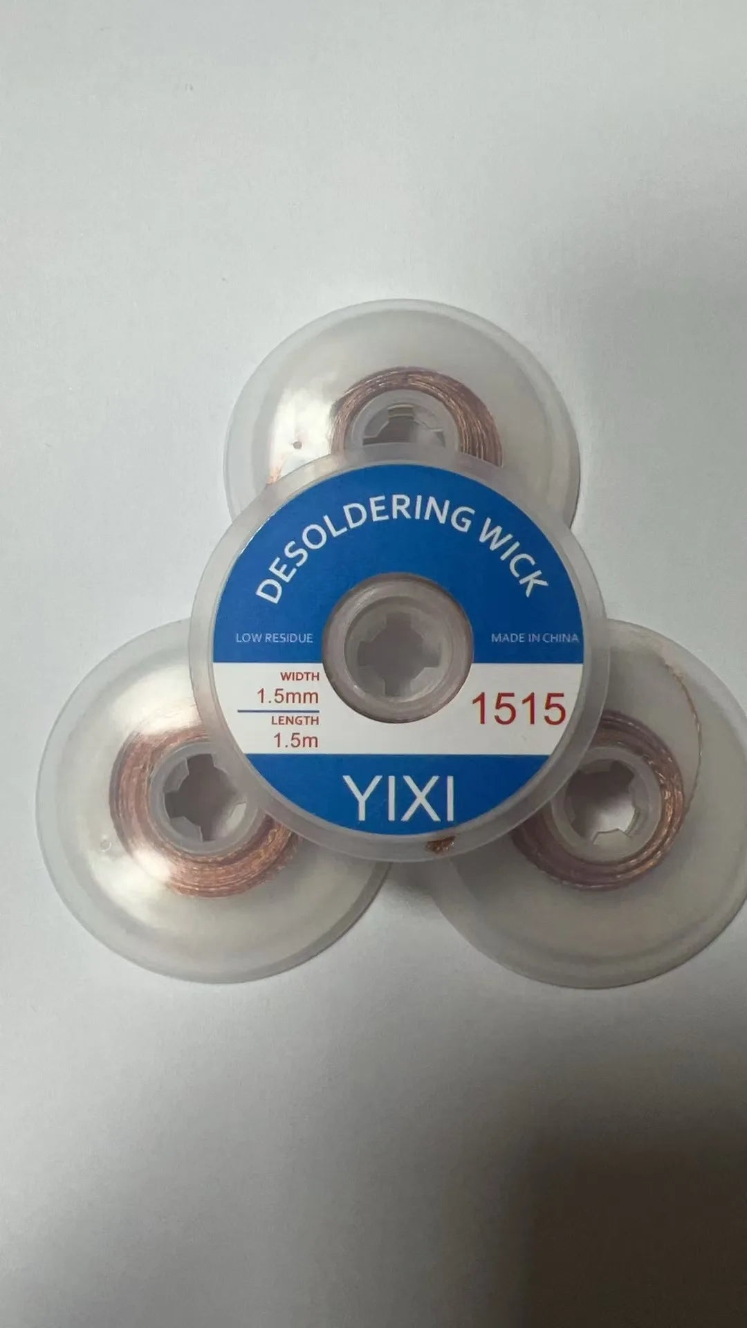 Desoldering Wire 1.0/1.5/2.0/2.5/3.0/3.5mm Braid Soldering Mesh Welding Parts Low Residue No-Clean Solder Tin Remover Tool