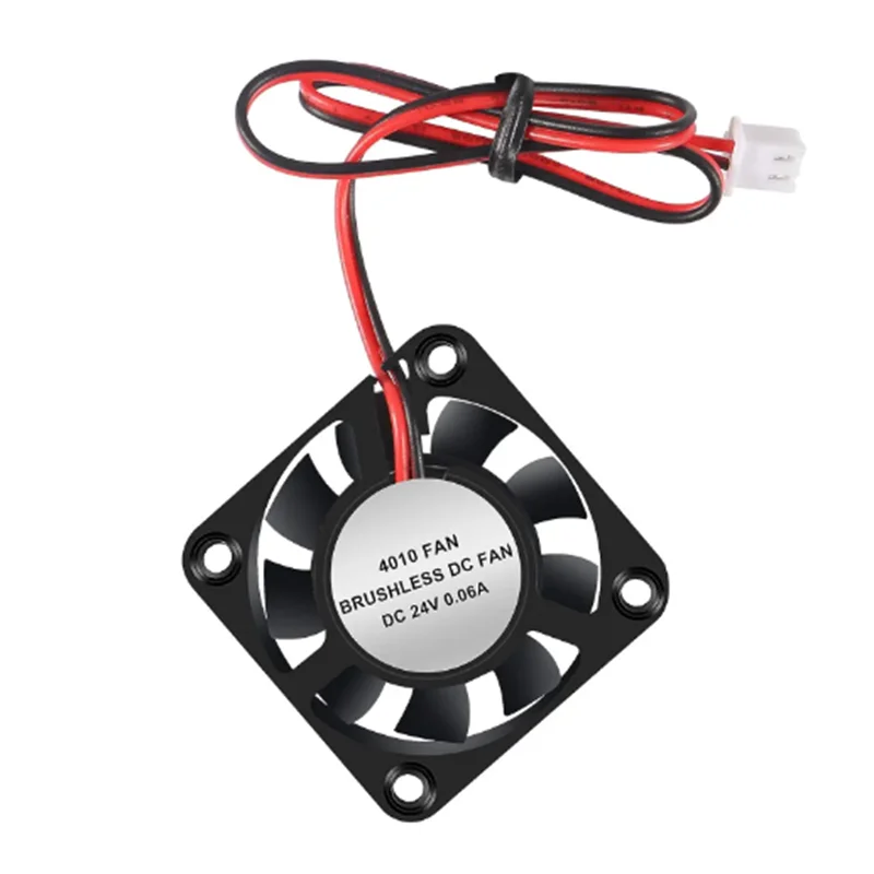 4PCS 3D Printer Cooling Fan 4010 Blower 40X40 X 10mm Hydraulic Bearing Brushless DC 12v 24v Cooling Fans for 3D Printer