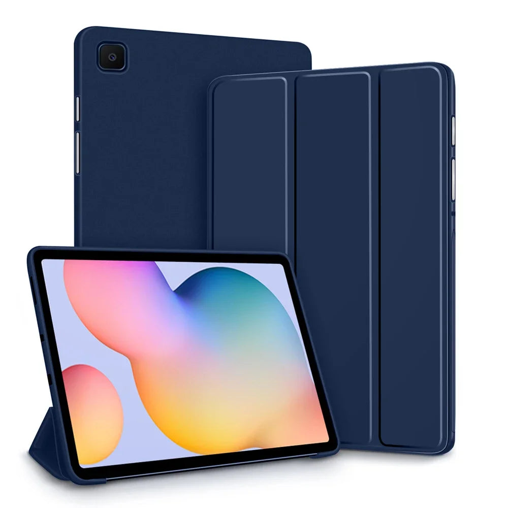 Case Fit Samsung Galaxy Tablet Case for S6 lite Tab A9 A8 A7 S7 S8 S9 and Plus FE Smart Auto Sleep Wake Function Silicone Cover