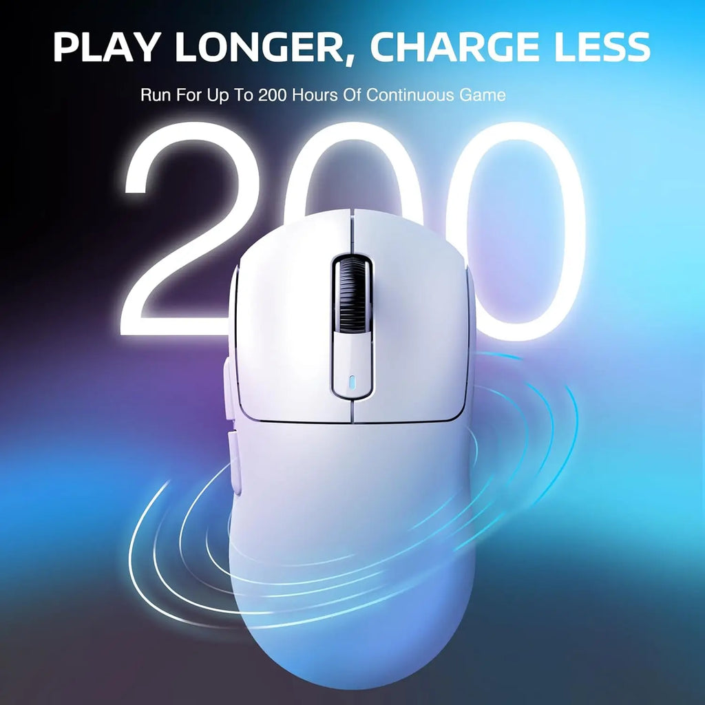 Attack Shark  X3Pro X3 Wireless Mouse Lightweight PAW3395 26000dpi Tri-Mode Connection Macro Gaming Mouse  for Win/Xbox/PS/Mac