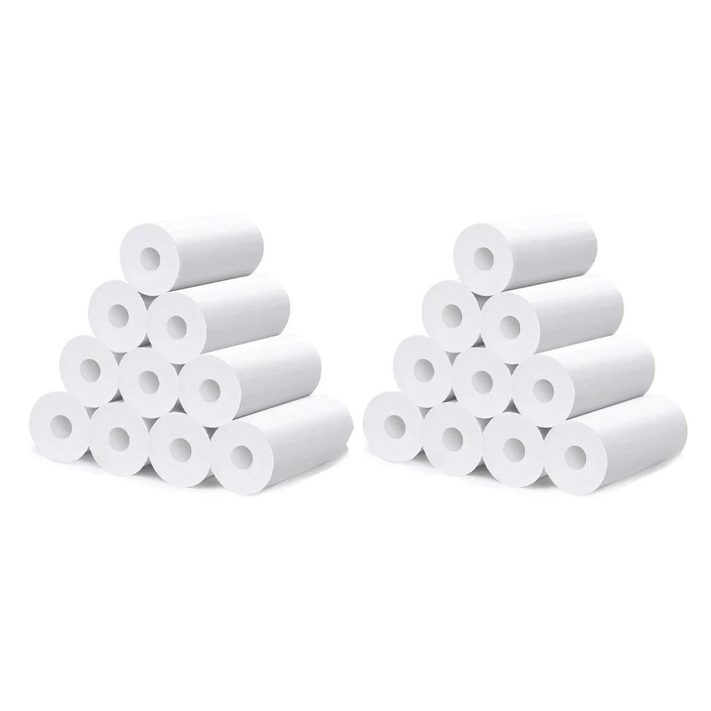 Kids Camera Instant Print Refill for Kids Instant Camera Thermal Printing BPA Free,57x25mm White Non-Adhesive Photo Print Rolls