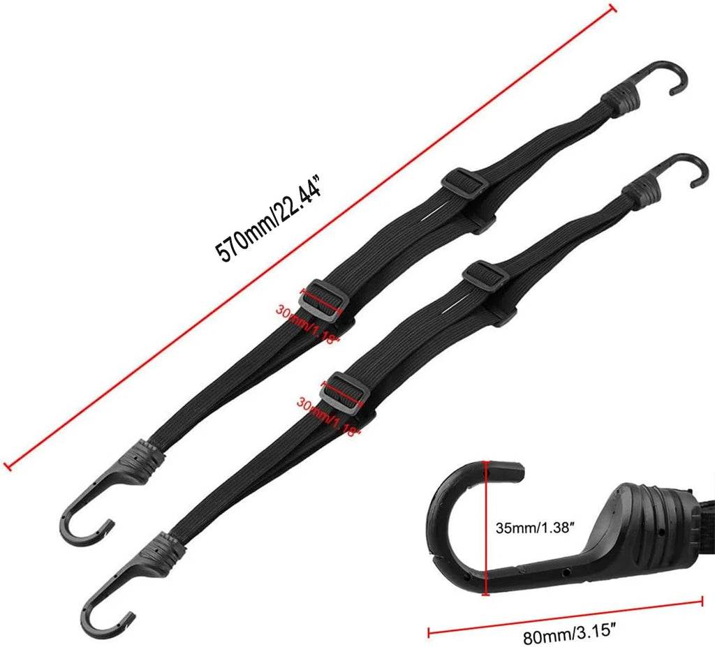 SEAMETAL 60/90CM Motorcycle Helmet Straps Hook Luggage Retractable Elastic Rope Fixed Strap Motos Helmet Luggage Net Accessories