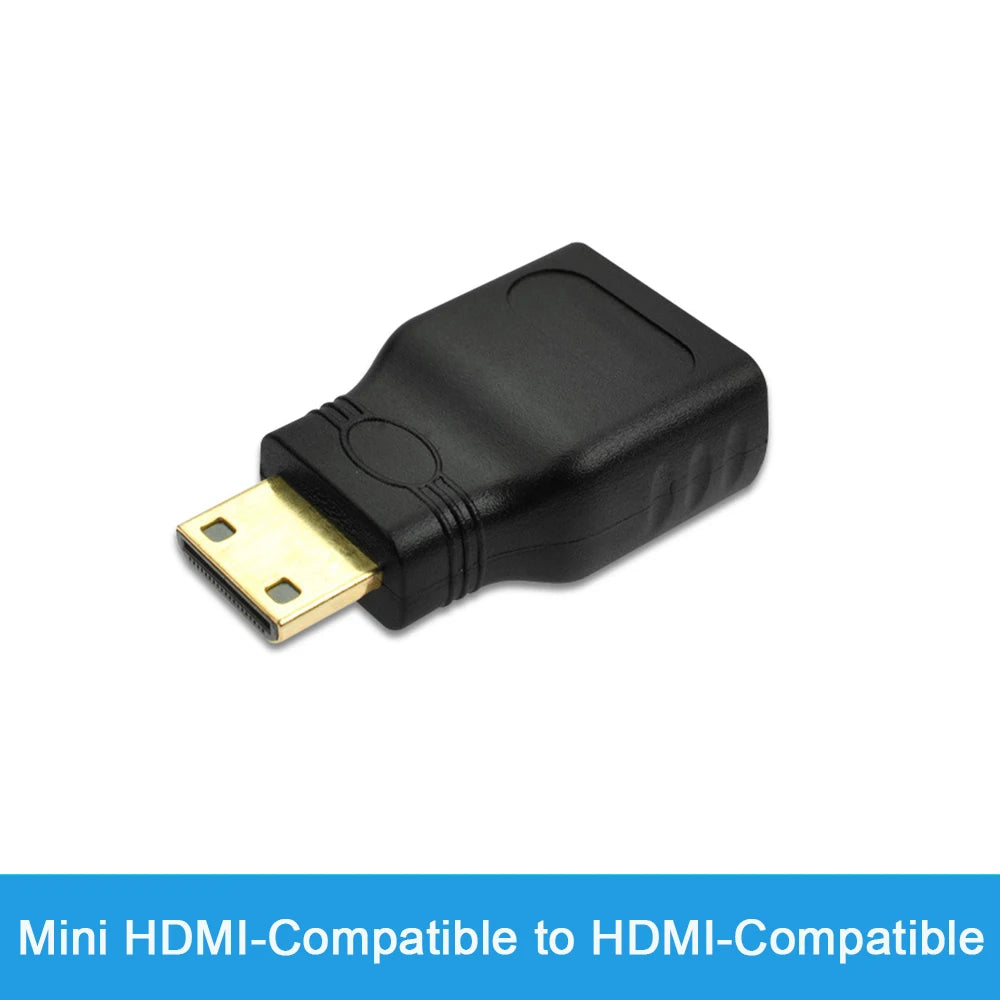 HDMI-Compatible Adapter 90 270 Degree Right Angle Male to Female Converter 4K HD Connector Mini / Micro HDMI-Compatible Extender