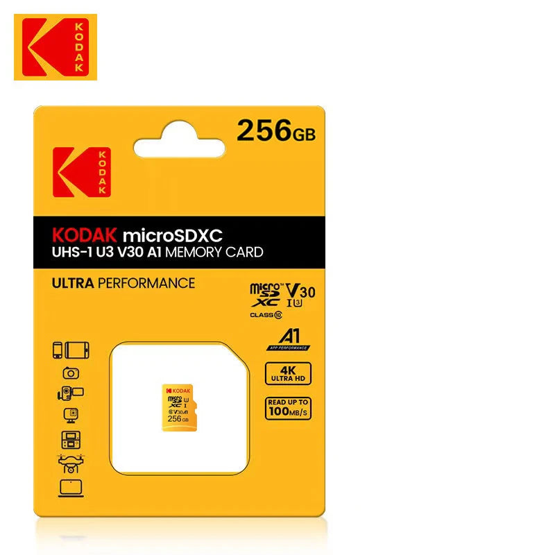Kodak  Micro SD32GB-256GB Memory Card - High Speed Class 10 U3 UHS-I for Smartphones, Digital Cameras, Tablets and Drones