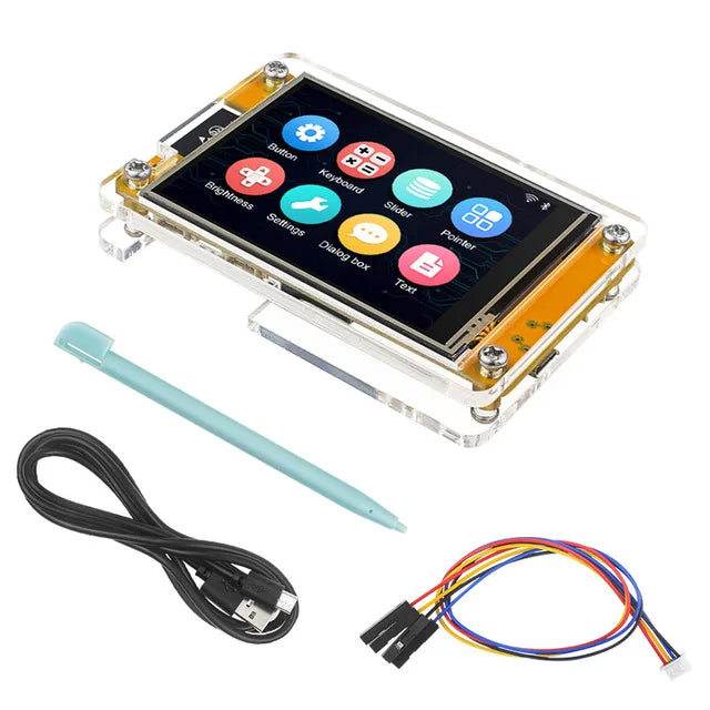 ESP32 MCU 2.8 Inch Smart Display for Arduino LVGL WIFI Bluetooth Touch WROOM 240*320 Screen LCD TFT Module with Free Tutorials
