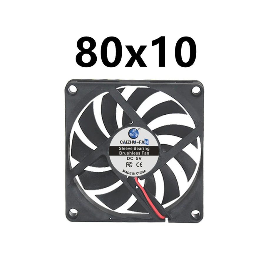 40MM 50MM 60MM 70MM 80MM 90MM 120MM Cooling Fan Brushless Motor Case Fan Quiet Fan With USB Cable
