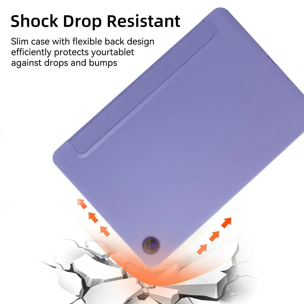 Case Fit Samsung Galaxy Tablet Case for S6 lite Tab A9 A8 A7 S7 S8 S9 and Plus FE Smart Auto Sleep Wake Function Silicone Cover