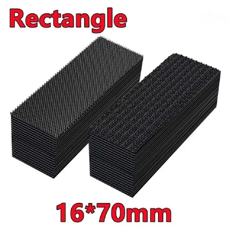 100/2pc New Carpet Fixing Stickers Double Faced High Adhesive Car Carpet Fixed Patches Home Floor Foot Mats Anti Skid Grip Tapes
