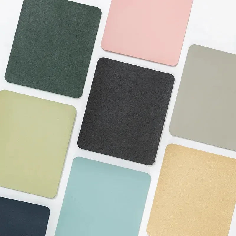 Small PU mouse pad Non-Slip Gaming Desktop Mouse Pad Waterproof Anti-Scratch Easy To Clean Mat For PC Laptop Desktop