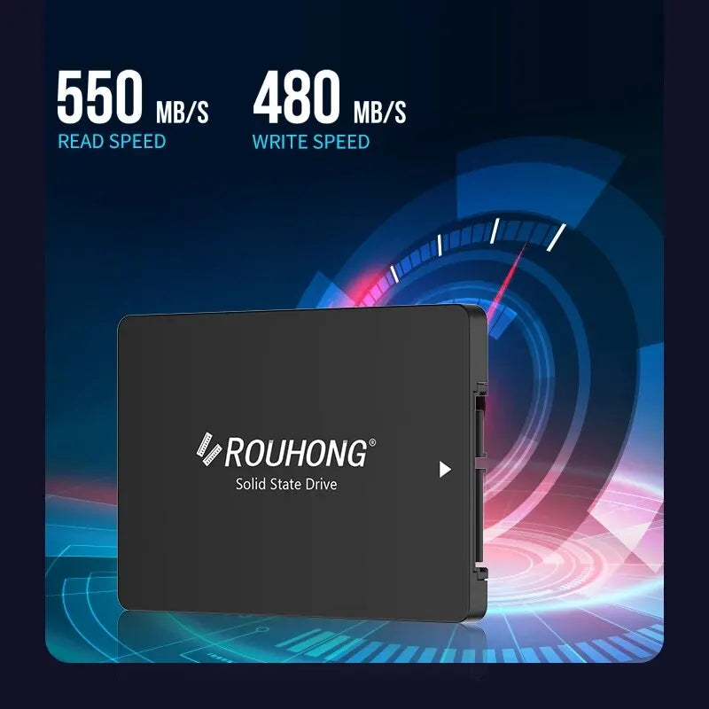ROUHONG SATA3 SSD 128GB 256GB 120GB 480GB 512GB 1T Hdd 2.5 Hard Disk Disc Internal Solid State Drive 240 GB for Laptop Desktop