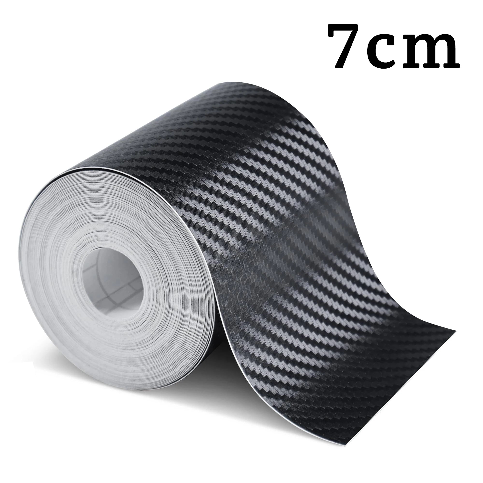 1-10m Nano Carbon Fiber Car 3D Tape Sticker Door Mirror Paste Protector Strip DIY Protection Protective Film Waterproof Adhesive