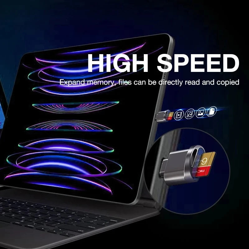 Micro TF SD Card Reader Converter For IPhone IPad OTG To Micro SD Card Reader Viewer Adapter Memory Card Reading Support IOS 13