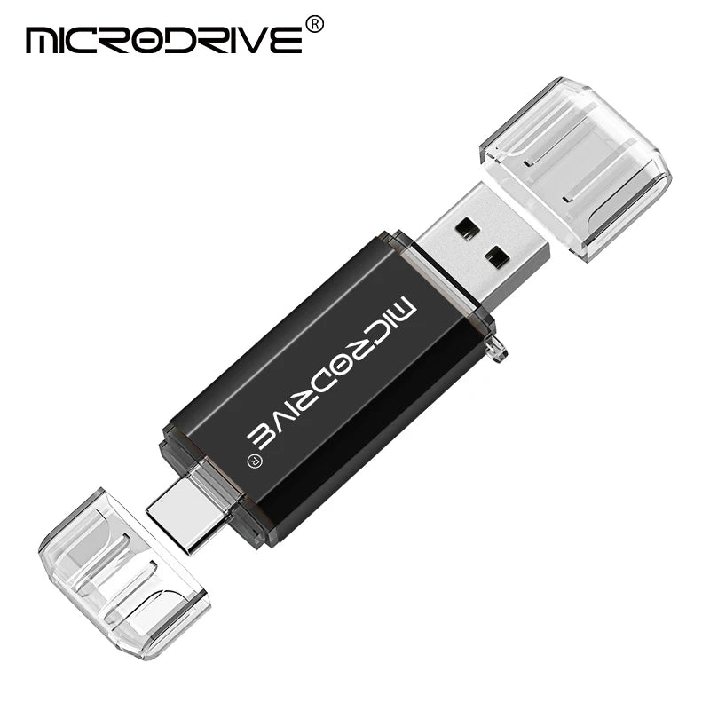 Pendrive Type C OTG USB Flash Drive 128GB 64GB 32GB 16GB 8GB 4GB USB Memory Stick 2.0 Pendrive High Speed for Type-C Device