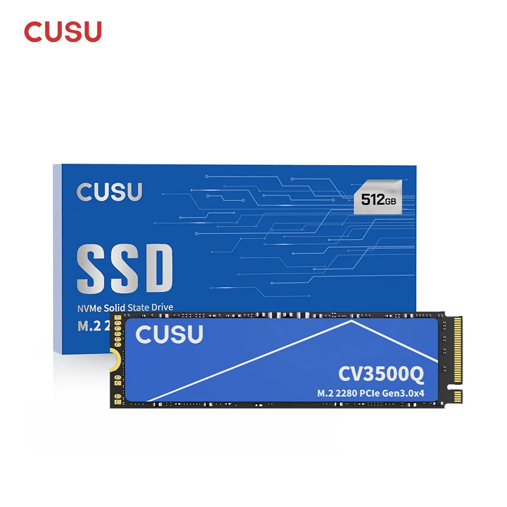 CUSU M.2 SSD 256GB 512GB 1TB 2TB PCIe3x4 Solid State Drive SSD NVME M2 2280 Internal Hard Disk HDD for Laptop Desktop