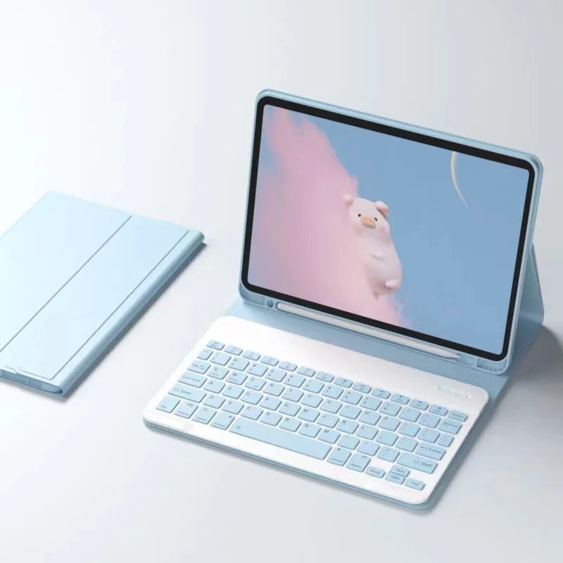 For Samsung Galaxy Tab A9 Plus 11 A8 Case Detachable Keyboard Galaxy Tab S6 S10 LITE S9 FE 10.9 10.4 S7 S8 S11 11 PLUS 12.4 13.1