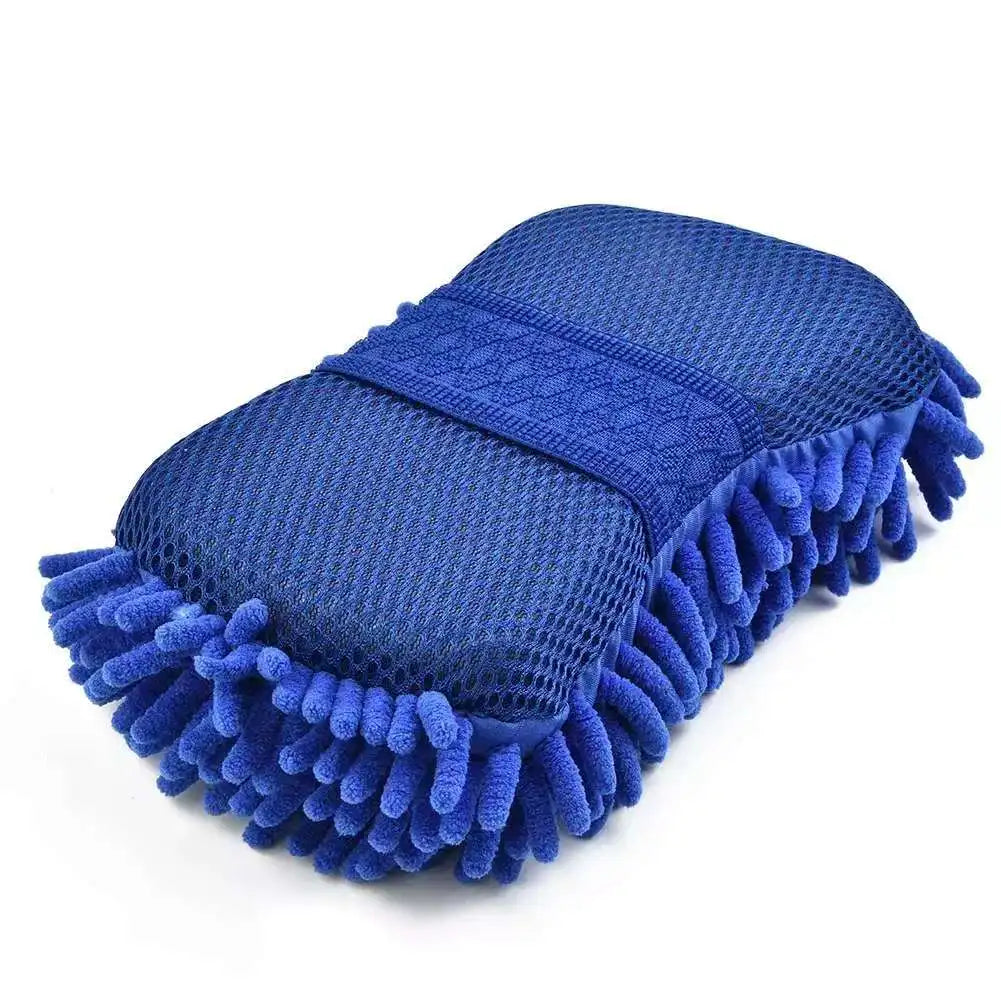 Car Wash Glove Microfiber Chenille Car Wash Sponge Care Washing Detailing Brush Pad Multifunction Cleaning Tool