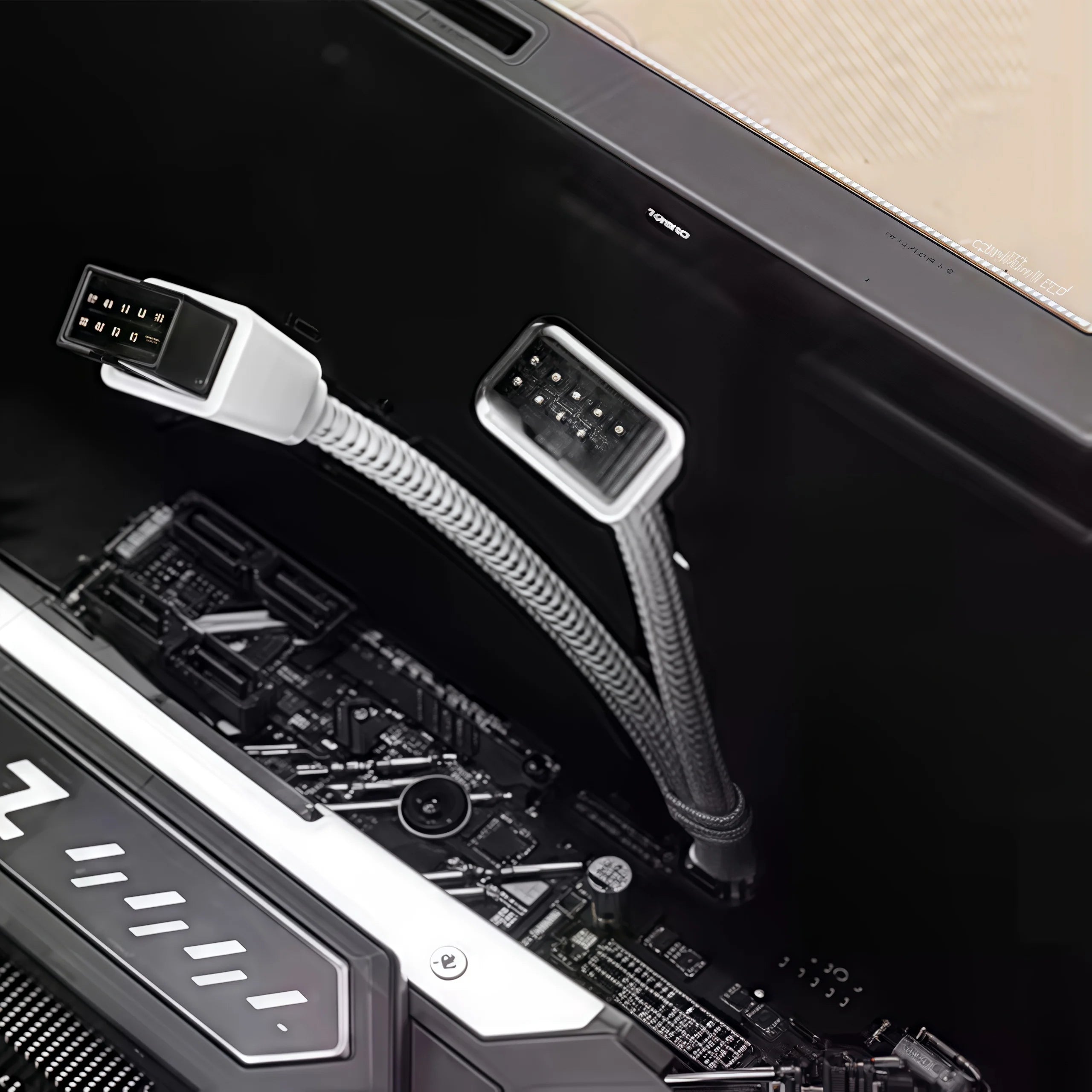 12cm 9-Pin USB 2.0 Y Splitter Cable - Female to Dual Male Motherboard Extension for PC Front Panel Audio & HD