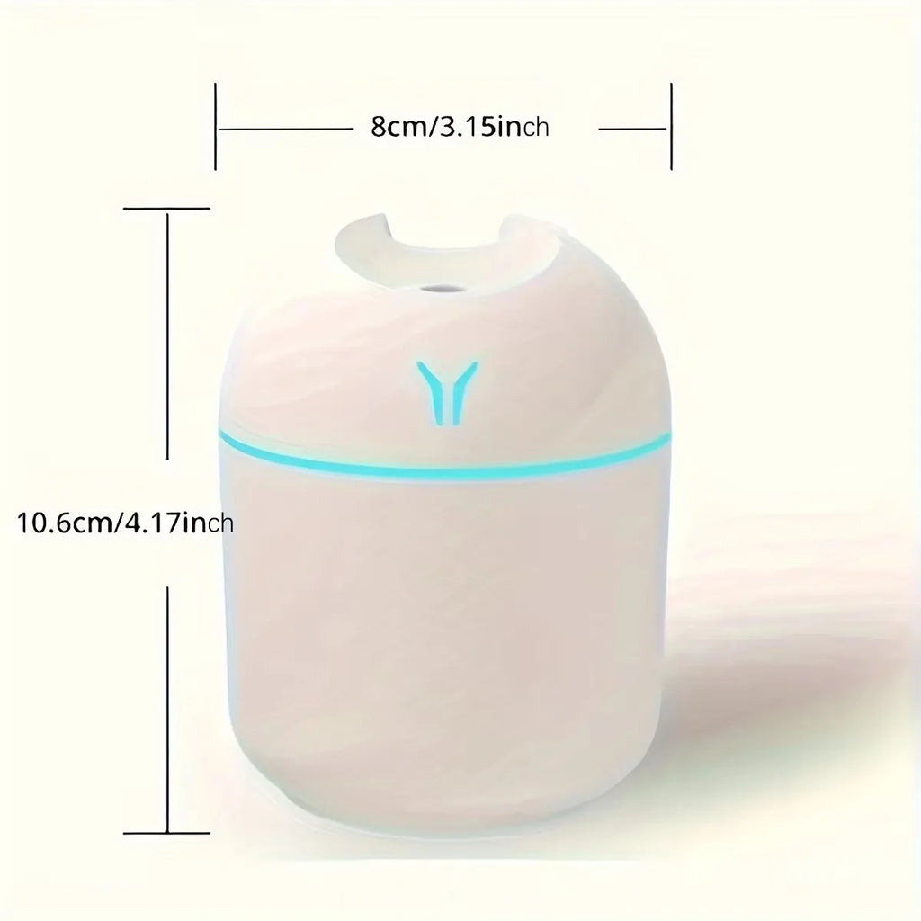 1pc Compact Portable Humidifier for Fine Moisture – Professional Quality Essential Oil Diffuser for Home and Travel