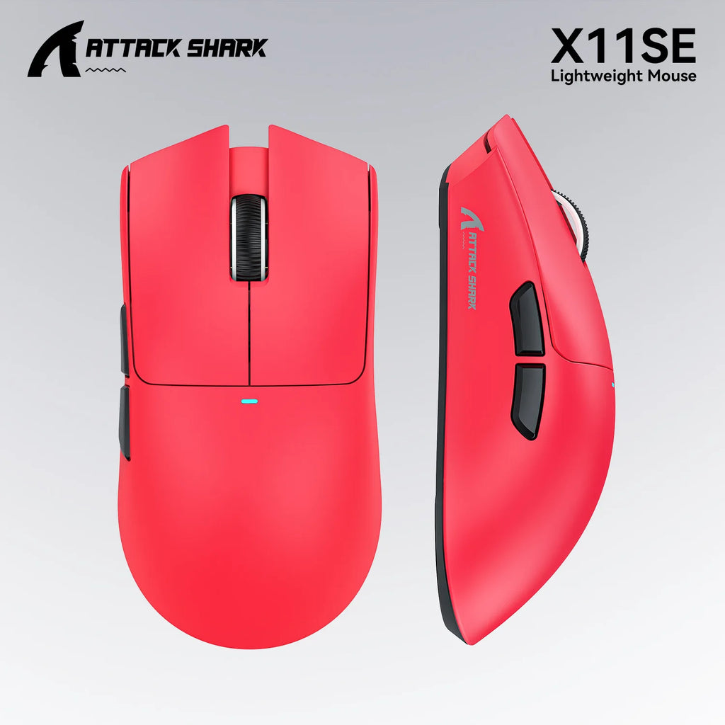 Attack Shark X11SE X11 PAW3311 Bluetooth Mouse, Triple Mode Connectivity, Touch Magnetic Charging Dock, Ultra-Light Gaming Mouse