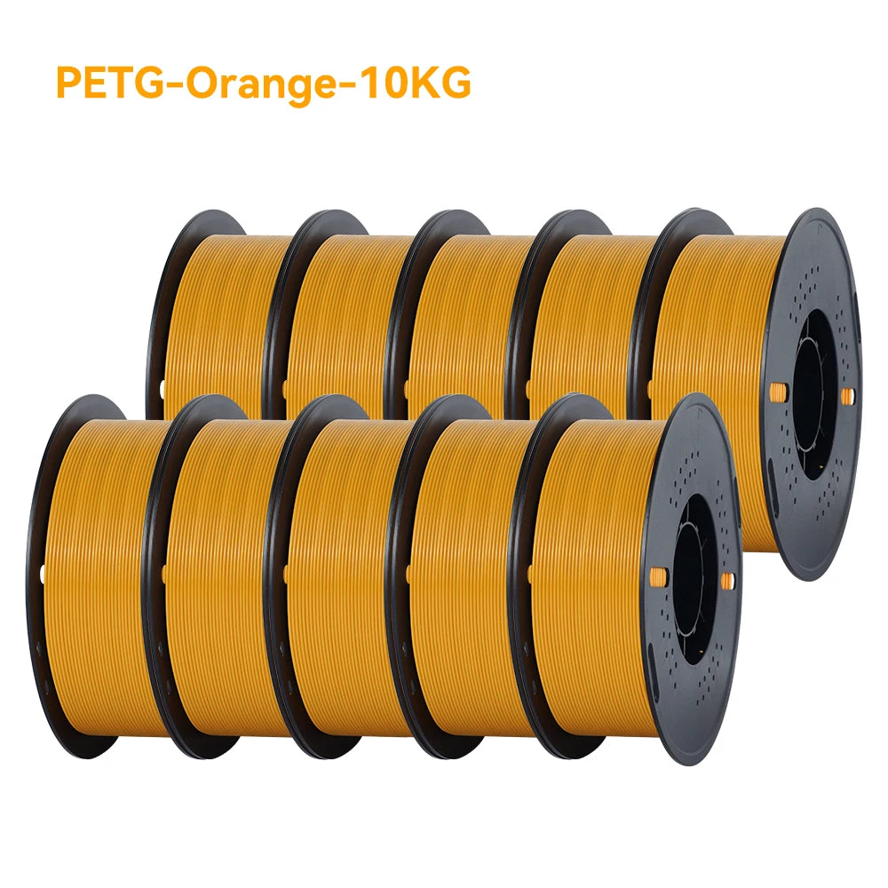 10KG 1.75mm PETG Filament Tangle-Free, High Quality 3D Printing Eco-friendly Plastic Consumables 22LBS, vacuum packaging 3D Prin