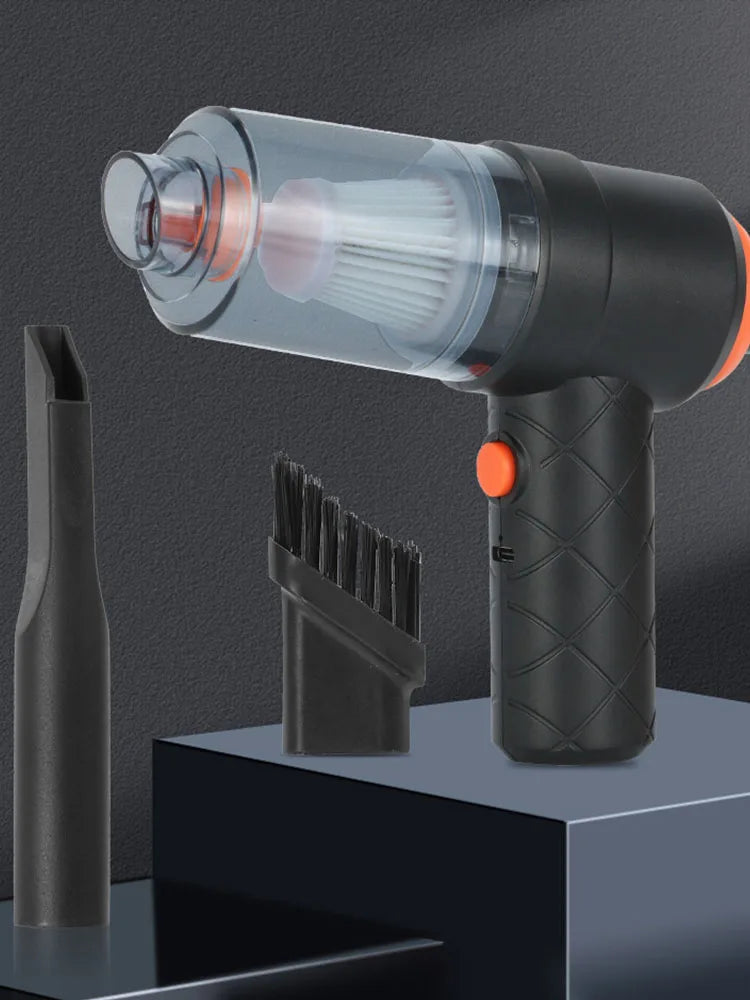 Car hair dryer high-power car vacuum cleaner car wireless portable handheld car mini vacuum cleaner