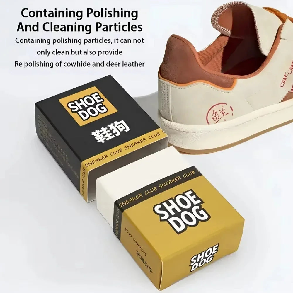 Portable Shoe Eraser - Waterproof Cleaning for Suede Leather, Sneakers & White Shoes, Decontamination Sneaker Cleaner
