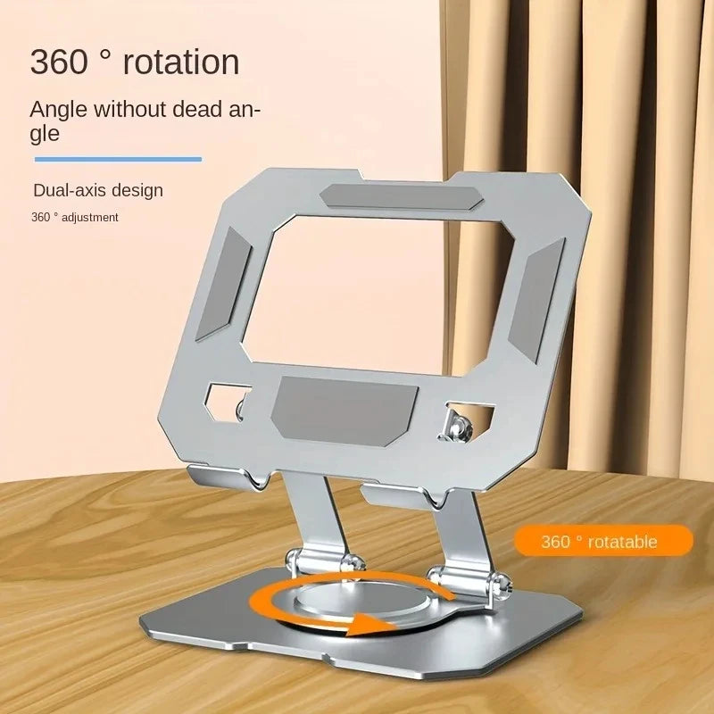 360° Rotatable Tablet Stand Adjustable Foldable Desktop Stand Holder Compatible For 4