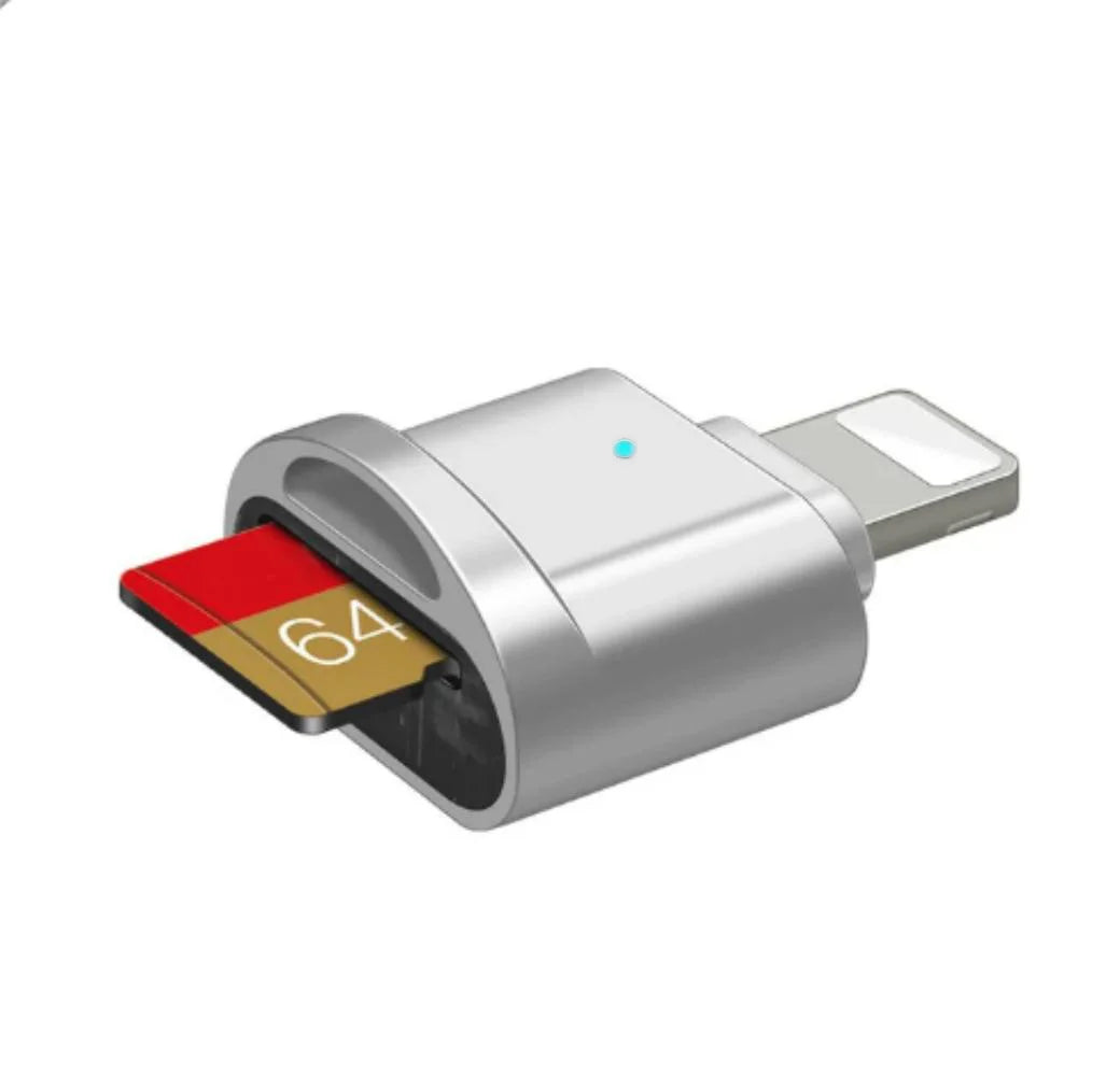 Lightning MINI SD TF Card Apple CardReader Suitable For iPhone iPadConnectionExternal ExpansionMemoryCard OTG StorageCardAdapter