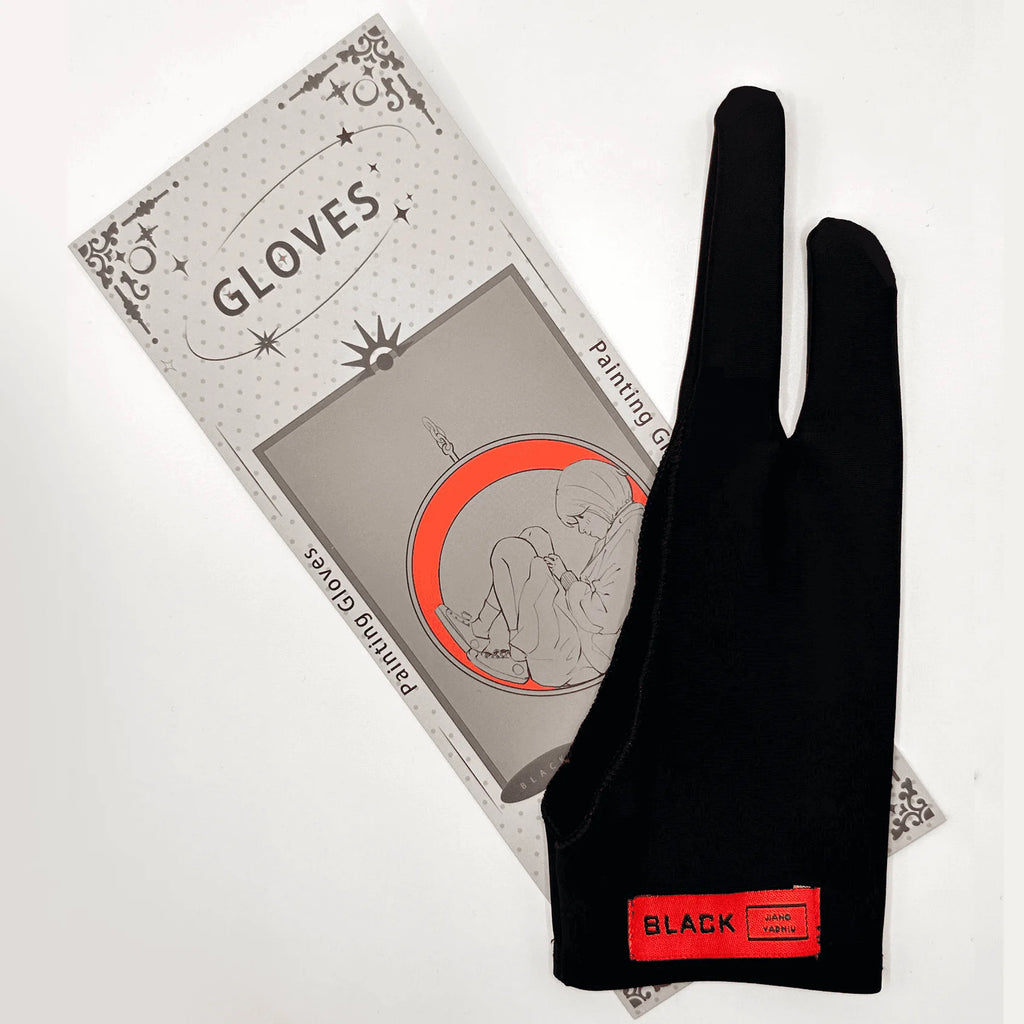 Cute Two-finger Glove for Ipad/Graphics Drawing Tablet HUION / WACOM/XP-PEN, Sweat-proof Glove for sketching Paiting Art Student