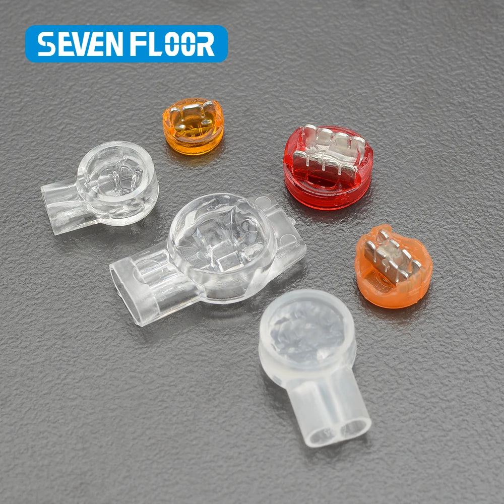 100PCS UY1 UY2 UY  Connector Wire Splice K1 K2 K3Connector RJ45 Wiring Ethernet Telephone Cable Cord UY1 Network Cable Terminal