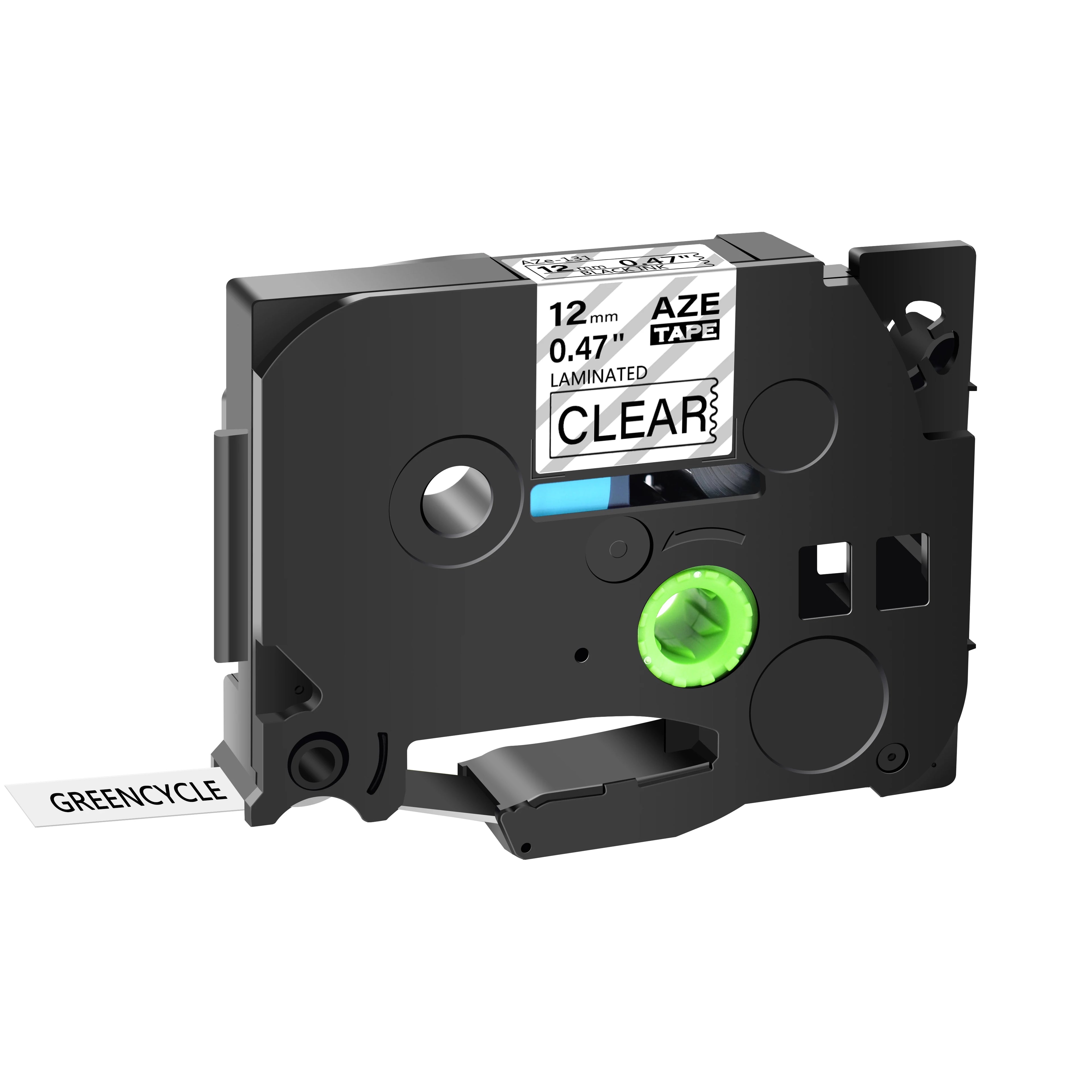 GREENCYCLE 1Pcs 6mm/9mm/12mm 231 Label Tape Compatible for Brother P-Touch Label Maker for TZ TZE 131 231 431 531 631 731 Ribbon