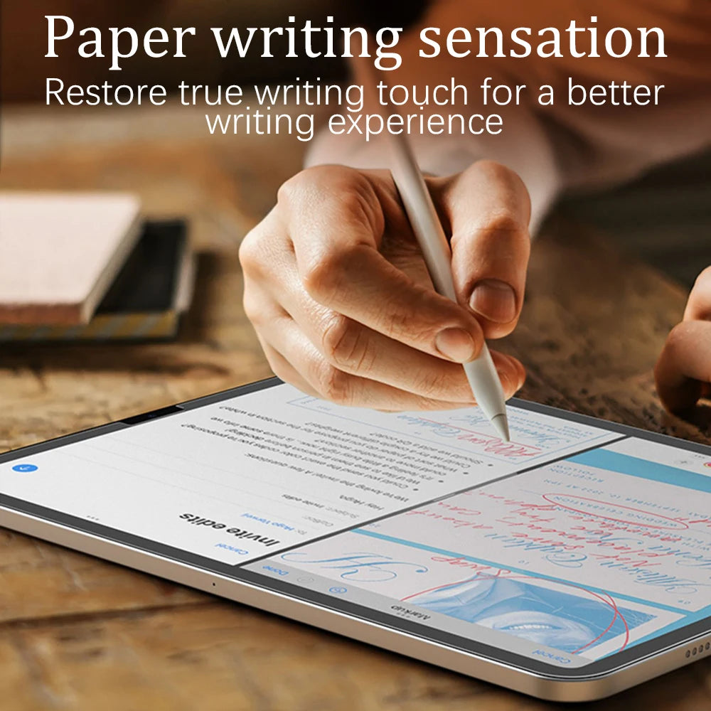 Matte Screen Protector For iPad Air 5 4 3 2 9.7 10.5 2021 Like Paper Film Pro 11 12.9 2022 10.2 8th 9 9th 10th Gen Mini 6 Write