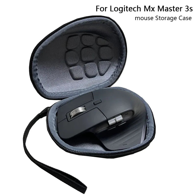 for Logitech MX Master 3S Advanced Wireless Mouse Storage Bag Hard Case Protector Travel Portable Mice Bag Hard Shelll Accessory