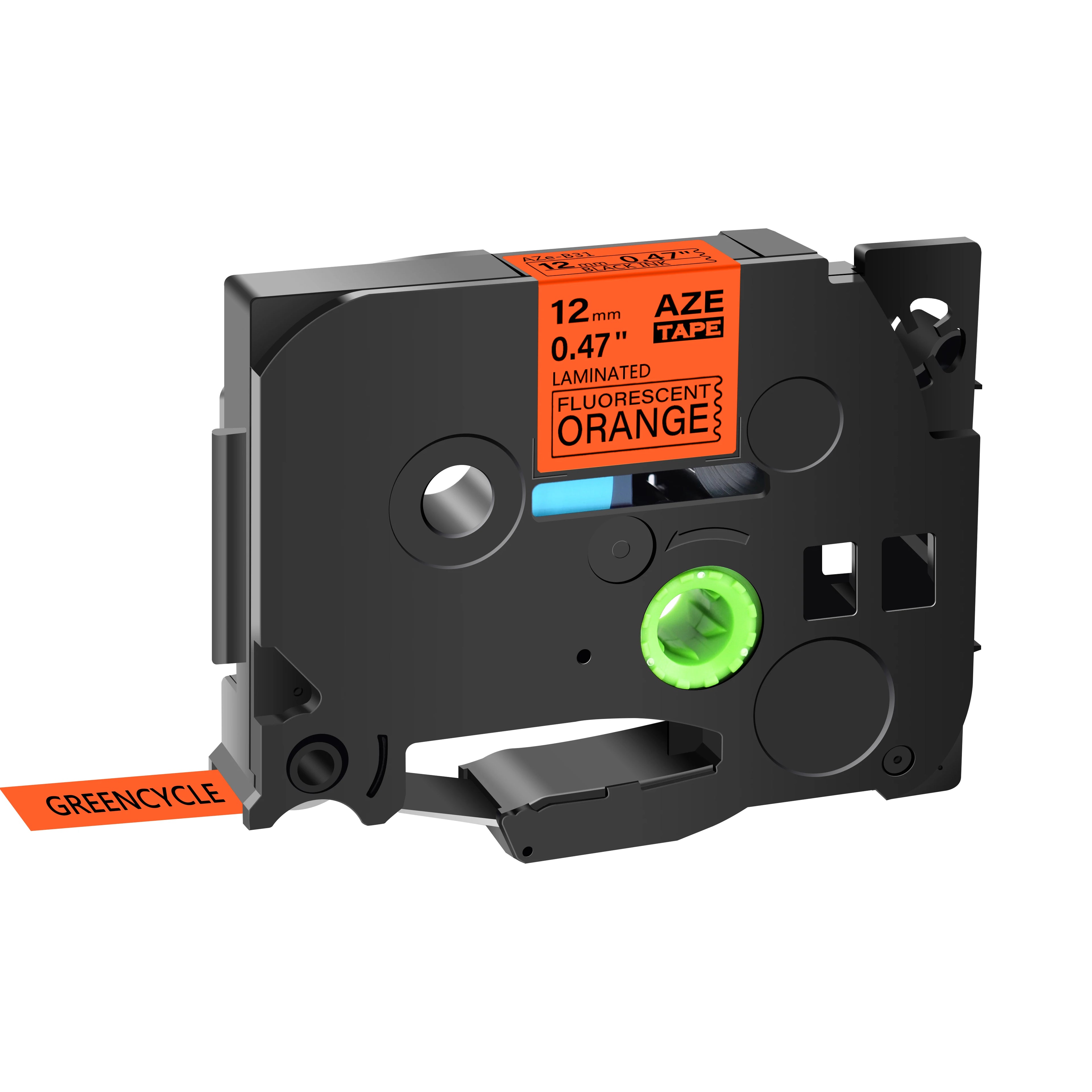 GREENCYCLE 1Pcs 6mm/9mm/12mm 231 Label Tape Compatible for Brother P-Touch Label Maker for TZ TZE 131 231 431 531 631 731 Ribbon