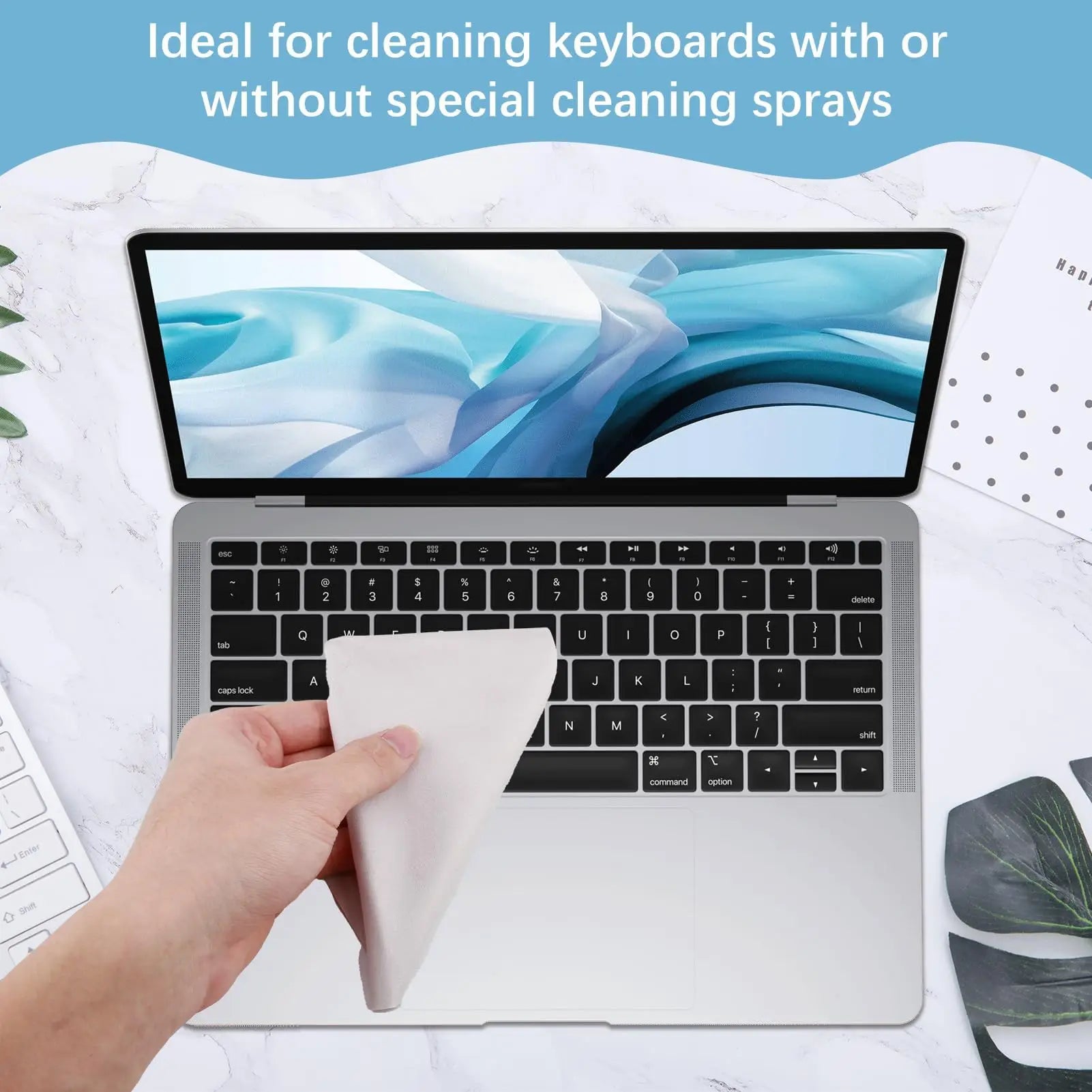 Screen Cleaning Cloth Compatible with MacBook Pro 13", 14" and MacBook Air 13", Protects Against Dirt and Scratches for Laptop K