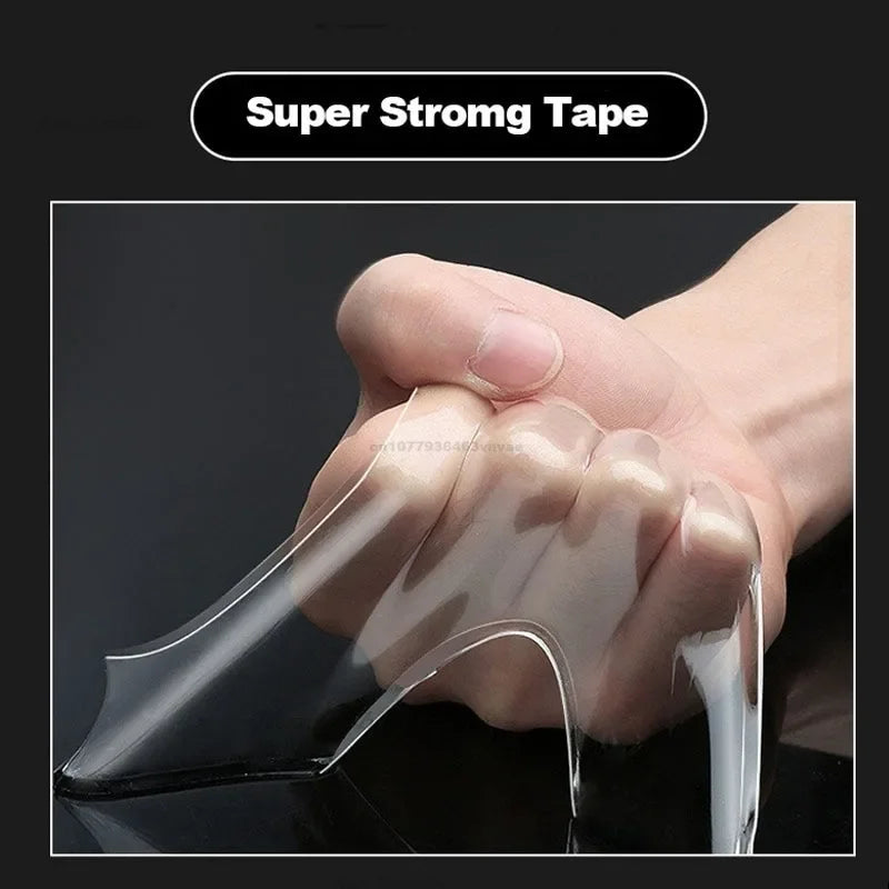 Double Sided Nano Tape Extra Strong Decorative Adhesive Tape Thickened Transparent Waterproof Tape Glue Useful Things for Home