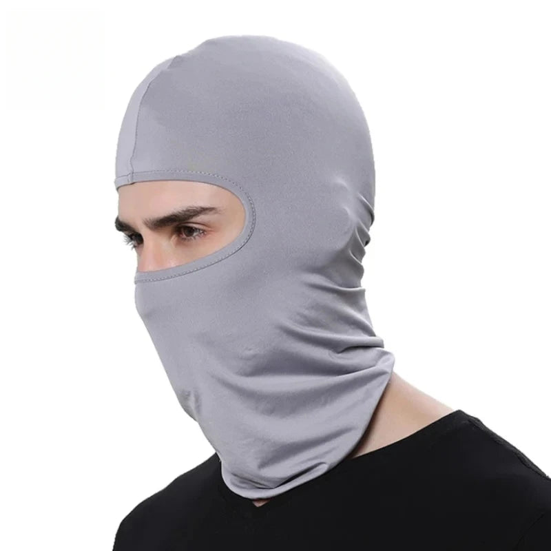 Motorcycle Balaclava Sun Protection Full Face Mask Breathable Mesh Airsoft Mask Balaclava Bicycle Cycling Head Cover Unde