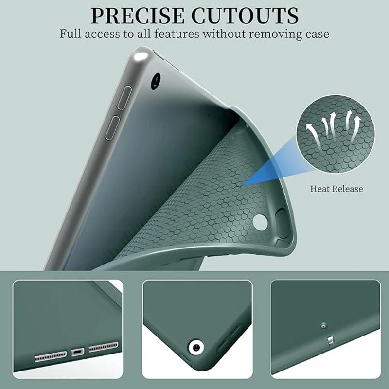 Smart case For iPad 6th 5th 7th 8th 9th Gen 10.2  iPad Air 11 11th 11 2025 pro 11 1 2 3 4 9.7 Cover IPad Air 5 4 10th 10.9 Funda