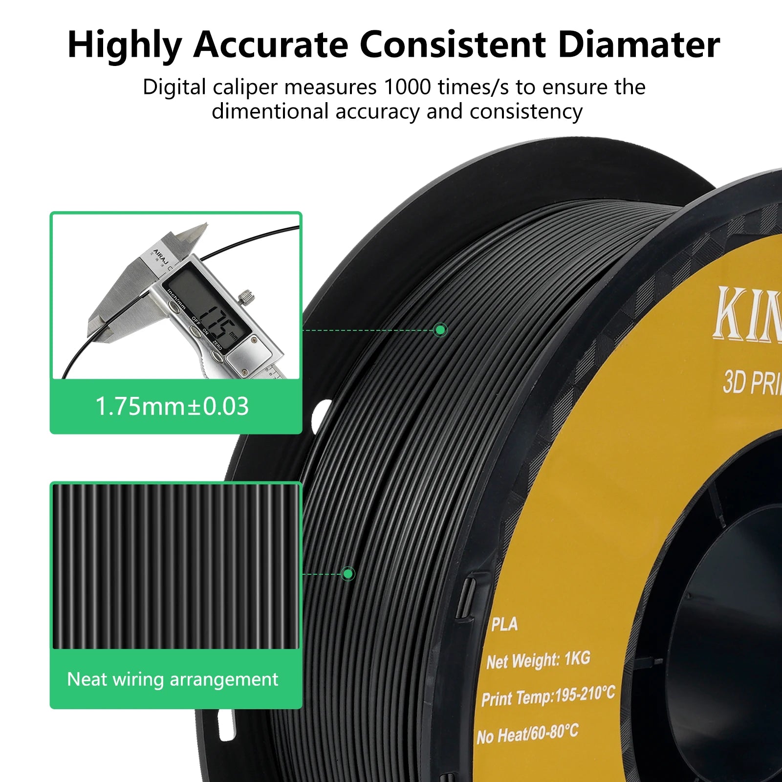 10KG PLA Filament PETG 3d Filament 1.75mm For 3D Printer Filament 10rolls/set Mixed colors and materials FDM Printing Fast Ship